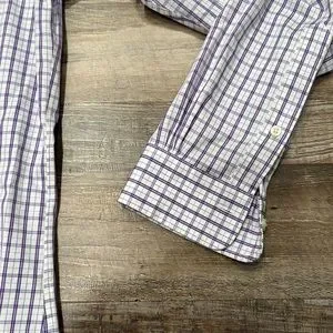 Kirkland Signature | Shirts | Kirkland Slim Fit Non Iron Purple Plaid Dress  Shirt | Poshmark